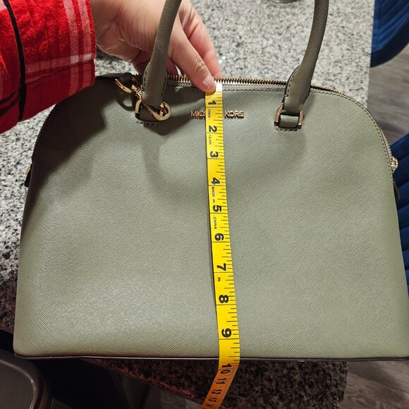 Michael Kors Army Green Top Handle Bag - Picture 11 of 14